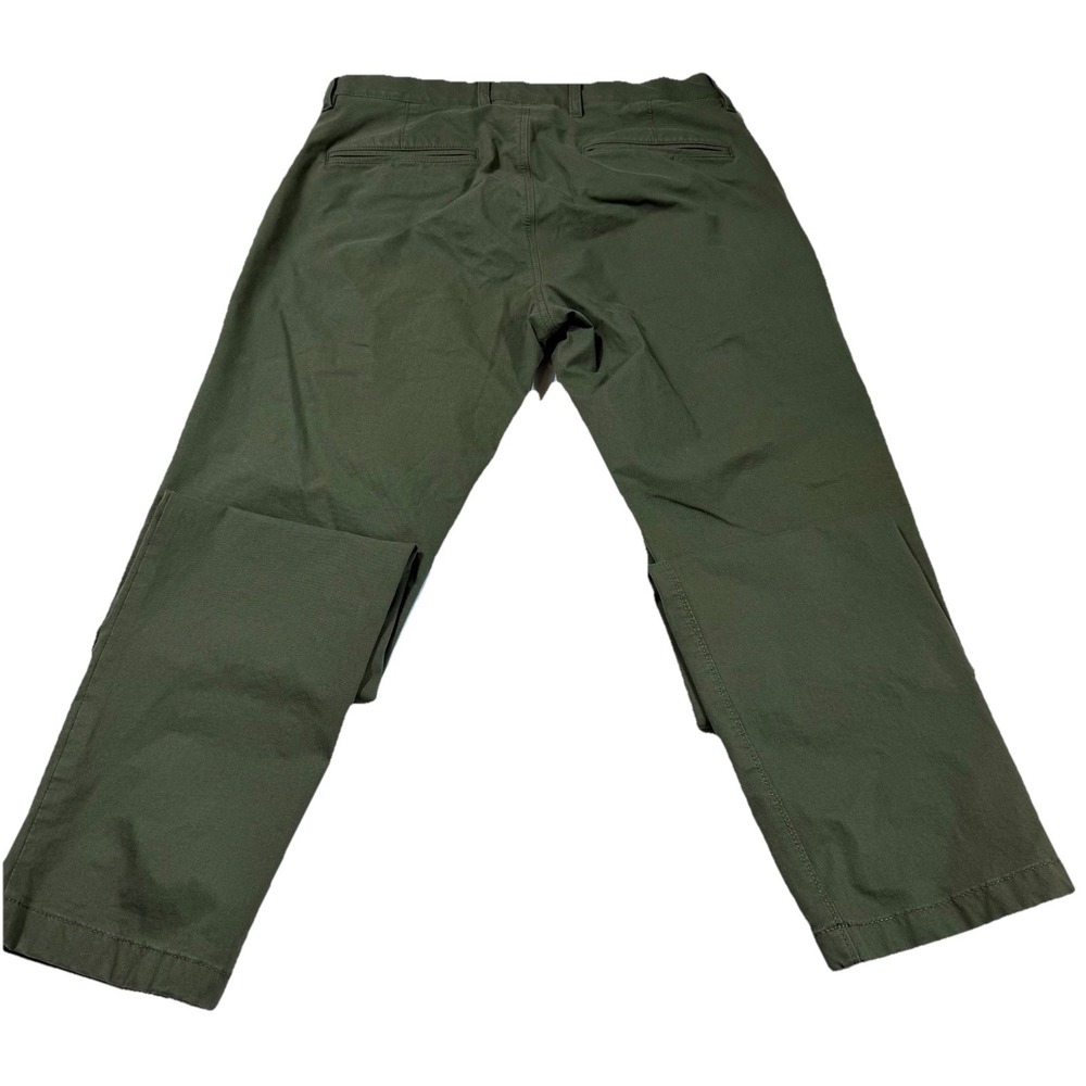 J Crew Tech Pants Mens 29x32 Green Preppy Chino 484 Slim Fit Performance Casual - Picture 2 of 10